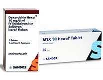 Sandoz’dan iki yeni ürün: Doxorubicin ve MTX Hexal