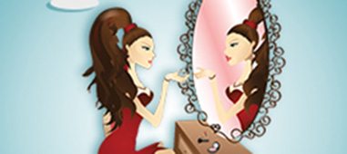 narsistik-kadin-ayna-makyaj