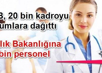 Sağlık Bakanlığı’na 10 bin personel alımı kesinleşti