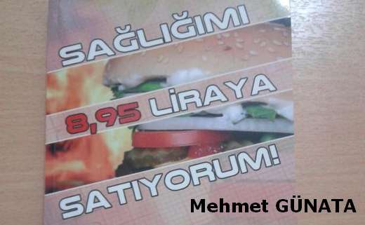 Sağlığımı 8.95 TL’ye Satıyorum