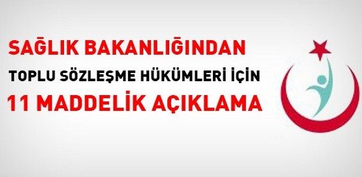 sağlık bakanlığından acıklama