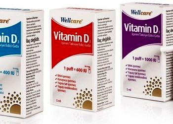 Yüzde yüz saf içerikli D vitamini: Wellcare vitamin D3 kullanıma sunuldu