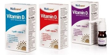 Yüzde yüz saf içerikli D vitamini: Wellcare vitamin D3 kullanıma sunuldu