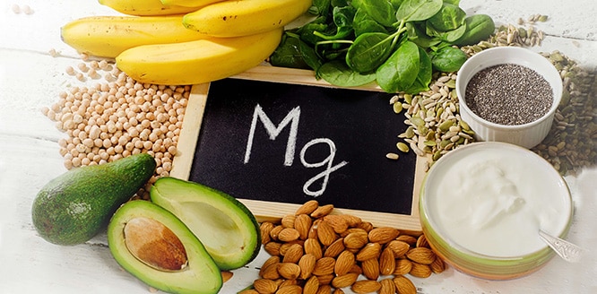 magnezyum, yüksek tansiyon diyetinde önemli bir mineraldir