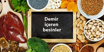 Demir içeren besinler ve demirin sağlık için faydaları