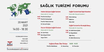 Sağlık Turizmi Forumu 20 Martta Saat: 14:00’te Başlıyor