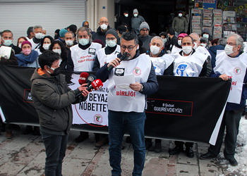 TTB, ‘Beyaz Nöbet’ başlattı: Haklarımızı alana kadar mücadelede ısrarcıyız