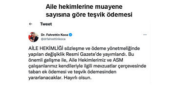 Yönetmelik değişti: Aile hekimlerine muayene sayısına göre teşvik ödemesi yapılacak!