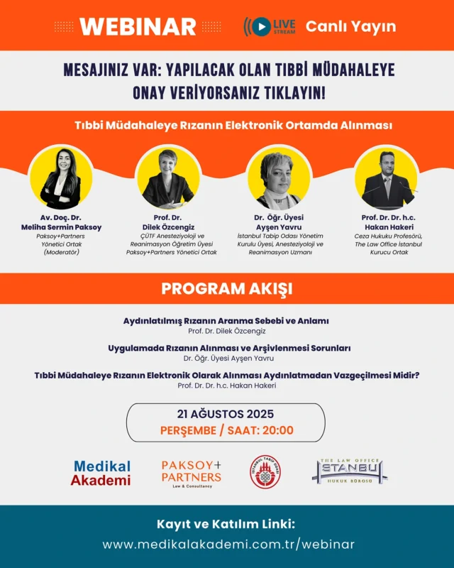 Mesajınız Var: Yapılacak Olan Tıbbi Müdahaleye Onay Veriyorsanız Tıklayın!