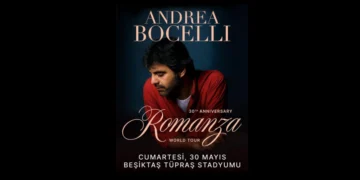 Dünyaca Ünlü İtalyan Tenor Andrea Bocelli, 30 Mayıs’ta İstanbul’da Konser Verecek